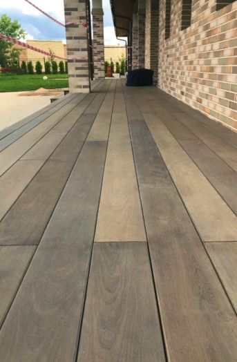 Проект веранды из термоберезы с монтажом под ключ от Thermodecking.