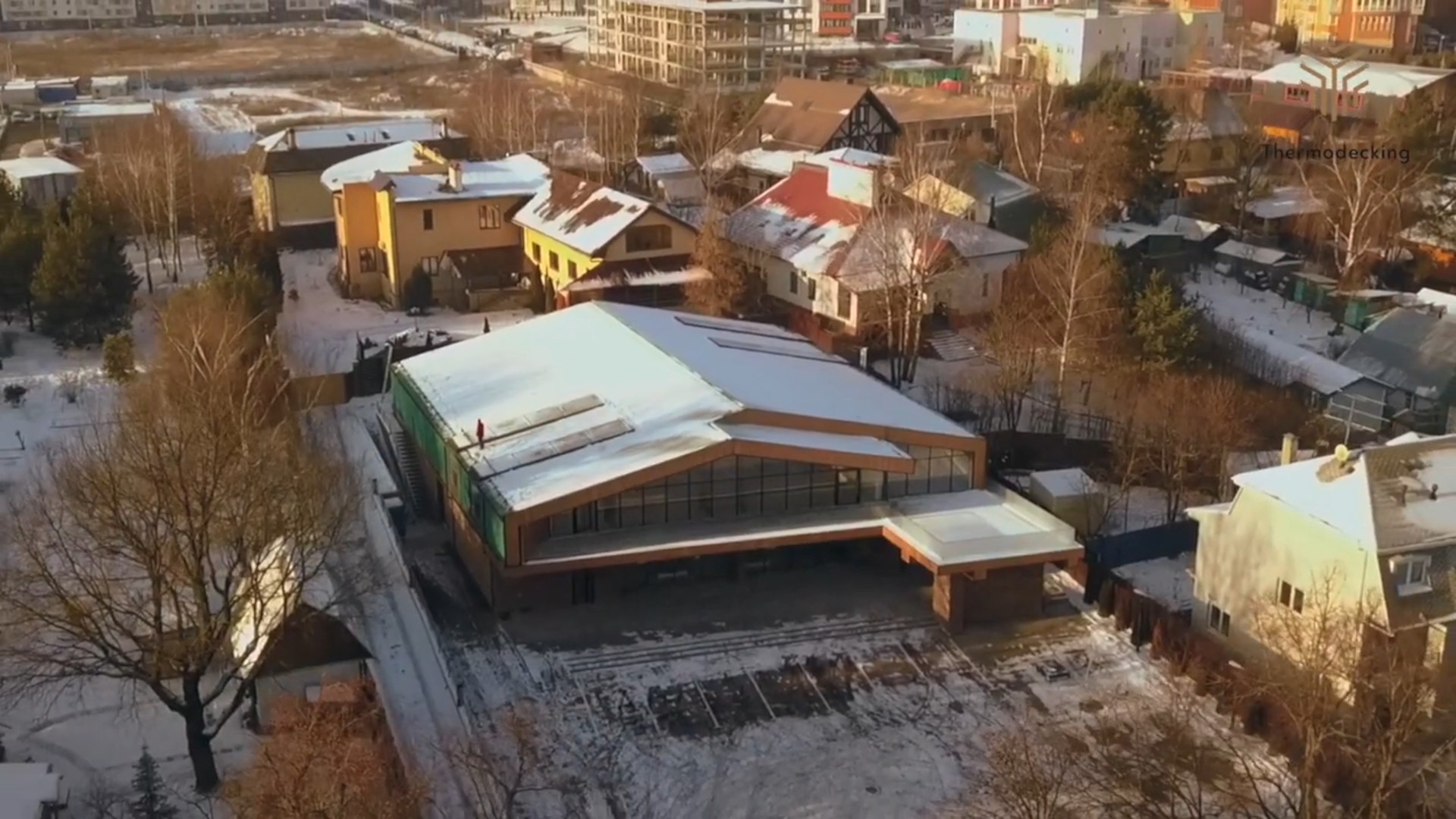 Отделка фасада дома Термоясенем - image 04 Отделка фасада дома деревом. Планкен из вечного Термоясеня - image 04