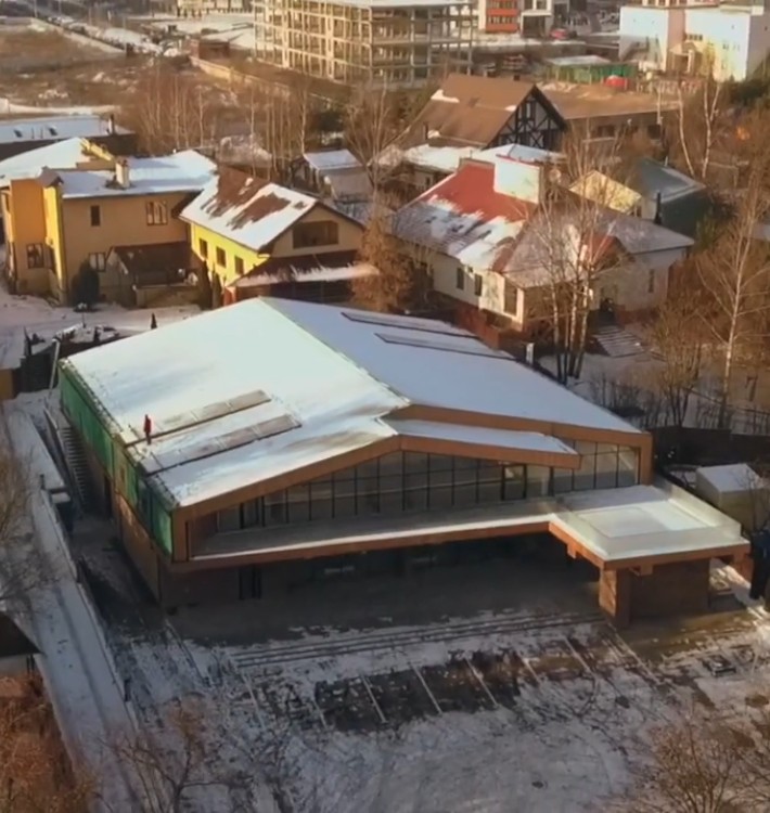 Отделка фасада дома Термоясенем -title Отделка фасада дома деревом. Планкен из вечного Термоясеня -title