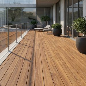 Террасная доска «Тик» (прямой планкен)